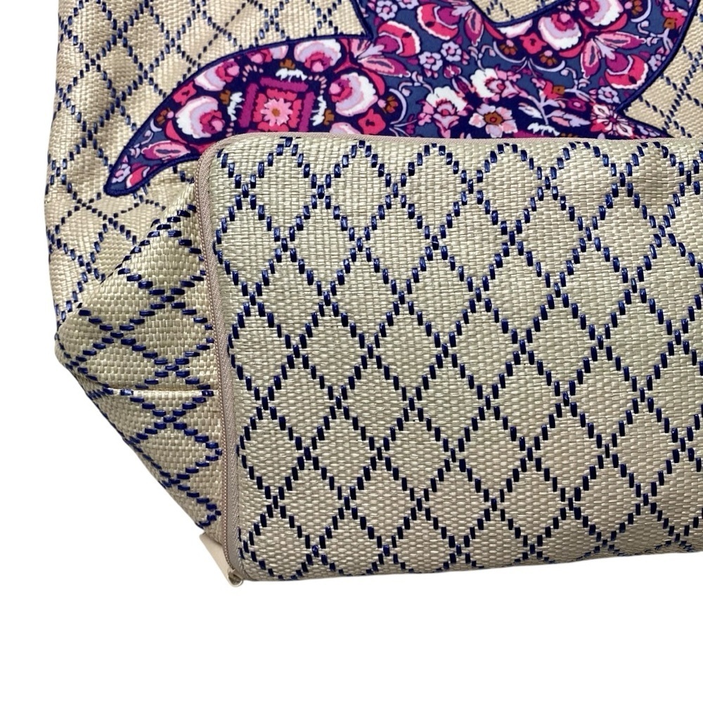Vera Bradley NWT 3-Piece Beach Tote Travel Bag Crossbody Wristlet Set - Picture 7 of 16